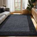 Washable Area Rug 48" x 72", Non Slip Kitchen Rug for Floor, Absorbent Entrance Runner Rug for Bedroom, Living Room, (Roll Packing)