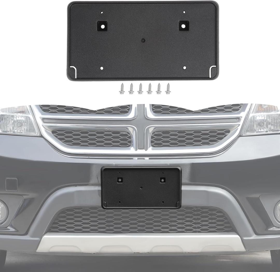RT-TCZ License Plate Holder Front License Plate Frame Mount Bracket Accessories for Dodge Journey 2011-2019