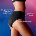Tena Stylish Black Incontinence Underwear for Women, Maximum Absorbency, Adult Diapers, Small/Medium (Waist Sizes 29in-40in), 36 Count (2 Packs of 18)(2 Packs of 18)