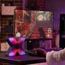 DOSS SoundBox X Desktop Wireless Bluetooth Speaker with 10W Rich Sound, Diverse Light Effects, 26H Playtime, TWS Pairing, BT 5.3, for Laptop, Computer, Home, Party, Beach, Gift Ideas