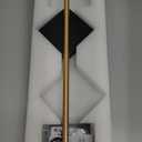 Battery Operated Wall Sconces, Modern Sconces Wireless Cordless Rechargeable Light with Remote, Gold and Black Wall Lamp Dimmable Home Decor for Bedroom Living Room Hallway Timing 23.6 Inch