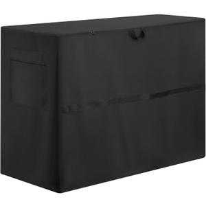 Chest Freezer Cover for Outside - Waterproof Dustproof Deep Refrigerator Covers,Fit for Patio Compact Icebox 7 Cubic Feet (44"L X 26"W X 33"H)
