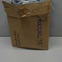 BEDELITE Flannel Sheets King Size Grey - Super Soft Fleece Sheets Set Fluffy Extra Plush, 4 Piece(Include Fitted Sheet, Flat Sheet, 2 Pillowcases)