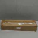 Black Aluminium Curtain Rods for Windows,1 Inch Adjustable Curtain Rod 48-84,Heavy Duty Drapery Rods with Thicken Bracket,Decorative Modern Single Rod with Aluminium Finials