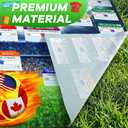 World Cup Schedule Poster 2026, 2 PCS 40.5"28.7" Large Tournament Record Wall Charts Includes Markers, Football Poster Great 2026 World Cup Merchandise Gift for Soccer Party, Home, Office & Bar Decor