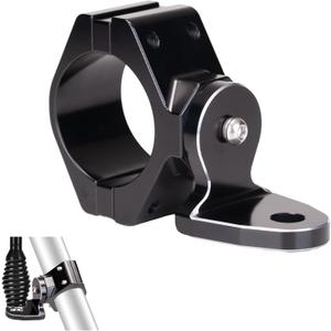 360 Roating UTV Mount Bracket for Flag/LED Whip Light/Antenna Fits 1.75-2inch Roll Bar Compatible with All UTV Can Am Maverick X3 Commander Polaris RZR 900 1000 XP Pro, Pack of 1 (Black)