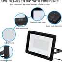 4Pack-100W 11000LM Super Bright LED Flood Light with Excellent Color Restore Ability - Waterproof, Shatterproof, Energy Saving - Perfect for Indoor and Outdoor Use