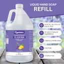 Lavender Essential Oil Gallon Liquid Hand Soap Refill (1 Gal), Non-Toxic Bathroom Hand Wash Soap Bulk Non-Antibacterial, Jabon Para Manos, handsoap gallon bulk refill deals,