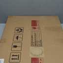 Gold Oval Decorative Mirror, 18x24 Inch Metal Frame Ornate Flower Leaves Modern Wall Mirror for Living Room, Bedroom, Entryway, Dresser, Bathroom