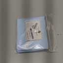 American Baby Company 100% Natural Cotton Fitted Cradle/Bassinet Sheet 36" x 18" - Soft, Breathable & Hypoallergenic Bed Sheet, Baby Blue, Neutral for Boys & Girls