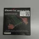 Universal KeyboardCap. Fully Covered Flat Style 0.025mm Waterproof Anti-Dust Desktop Keyboard Cover with Numeric Hospital/Dentist Use (for Magic Keyboard Without Numeric Keypad)