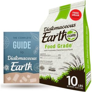 DiatomaceousEarth 10 LBS Food Grade Diatomaceous Earth - 100% Organic All Natural Diamateous Powder - Diametaceous for humans is Safe Around Children, mc01