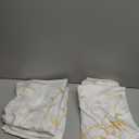 CAPSCEOLL Dining Chair Covers,Marble White Gold Chiar Covers for Dining Slipcover Stretch Removable Washable Parson Seat Cover for Dining Room,Living Room,Kitchen Set of 4