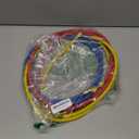 29986 Plus II 1/4" HVAC Hose with Compact Ball Valve,72" Low Loss Refrigerant Hose for R410a R134a R22 R407C R12 R502,Ac Manifold Hoses with Standard 1/4" Flare Fittings,Yellow/Red/Blue (3 Pcs)