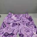 Men's Beach Shorts with Elastic Waistband Vacation & Summer Outdoor Activities, Purple, Size 2XL