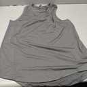 Women's Workout Tank Tops Lightweight Sleeveless Shirts for Women Loose Fit Tops for Athletic Running Tennis Yoga Size M