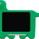 8.5 Inch LCD Writing Tablet for Kids with Green Dinosaur Silicone Case, Drawing Board with Handle & Stand, Reusable Color Screen Doodle Pad for Toddlers Boys Girls, Travel Toy Gift