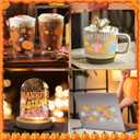 UV DTF Cup Wraps for 16 oz - 18 Sheet Fall UV DTF Transfer Stickers, Fall Cup Wraps for Glass, Harvest Waterproof Decals, Autumn Festival DIY Crafts for Family