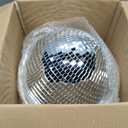 Disco Ball 12-Inch Large Hanging Mirror Ball Disco Ball Decor for Disco Party Decorations, Weddings, Events, Disco Christmas Decor, and Home Celebrations