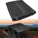 Roof Top for Ranger XP 1000 Crew, 4-Piece Combined Sport Roof Compatible with Polaris Ranger Crew XP 1000 2017-2024 Accessories Replace #2889223 Dustproof Resistant Hard Coat Poly Sun Visor