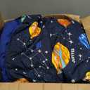 Wink Deer Twin Comforter Set for Boys5 Pieces Space Glow in The Dark Twin Bedding Sets for Kids, Ultra Soft Bed in A Bag with Sheets