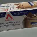Atkins Milk Chocolate Delight High Protein Shake, 15g Protein, 2g Net Carb, 1g Sugar, Keto Friendly, Chocolate Flavored Protein Shakes, 12 Count (EXP 03/14/27)