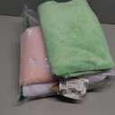 HOMEXCEL 6 Pack Bath Towel Set, (24 x 48 Inches) Microfiber Ultra Soft Highly Absorbent Bath Towels, Lightweight and Quick Drying Towels for Hotel, Bathroom, Spa and Beauty Parlor, Multicolor