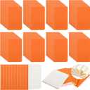 Harloon 100 Pack Mini Notebook Bulk 4 x 2.5 Inches Small Pocket Notepad Blank Lined Wallet Memos Journal Employee Appreciation Gifts for Coworker Staff Team Teacher Office School, 60 Pages(Orange)