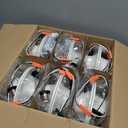 POWERASIA 12 Pack 6 Inch 5CCT Dimmable LED Recessed Lights, Metal LED Retrofit Can Lights 12W=75W, 1200LM, Selectable 2700K-6000K, ETL and Energy Star Certified