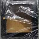 Corner Bread Box for Kitchen Countertop, Black Bread Storage Container for Homemade Bread, Two Layer Breadbox under Cabinet Mount, Large Bread Holder for Kitchen Counter, Pantry Shelf