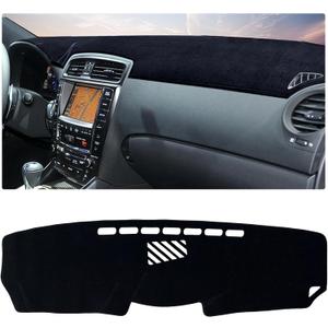 Car Dash Cover Mat Fit for 2006-2013 Lexus IS250 IS350, Dash Board Cover Pad Carpet, Dashboard Mat Non-Slip Pad Carpet Sunshield Protector Interior Accessories (Black)
