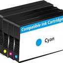 Couleuris Ink Cartridges Compatible Replacement for Printers (Black, Cyan, Magenta, Yellow,4Pack)