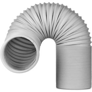TURBRO Portable Air Conditioner Exhaust Hose, 5.9 Inch Diameter Counter Clockwise, 78 Inch Length (White)