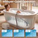 Upgraded Constant Temperature Bubble Bath Mat，Home Bathtub Massage Mat, 45" x 15.7"