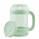 REDUCE WaterDay 80 oz Water Jug with Time/Ounce Markings - Spill-Proof Straw, Durable Tritan - Big Water Bottle for Daily Hydration - Dishwasher Safe, Clear & Easy to Clean, Green