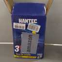 Hantec Jack Stands 3 Ton (6,600 lbs) Pro Double Safety System, Non-Slip Rubber Pad, Heavy-Duty Steel, 1 Pair for Cars, SUVs and Trucks - Blue