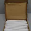 Treela 36 Pieces Flameless Taper Candles 11 Inch Flickering Faux LED Battery Operated Electric Fake Candles for Christmas Halloween Birthday Wedding Party Supplies(White)