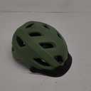Retrospec Lennon Bike Helmet with LED Safety Light Adjustable Dial & Removable Visor (Matte Forest)