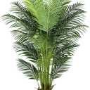 YEPDIN 6 Ft Artificial Tropical Palm Tree With 24 Removable Leaves - Large Faux Plant for Indoors and Outdoors, Silk Housewarming Gift, K185