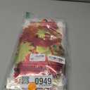 Fall Decor 4Pack Red Gold Orange Maple Leaves, Autumn Harvest Photo Booth Props Backdrop Streamers, 3.3 X 6.6 ft Thanksgiving Decorations Metallic Foil Fringe Curtains Fall Party Supplies