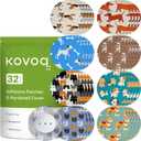 32 Pack Dexcom G7 Overpatches with Reusable Hardshell Cover, Kovoq Waterproof Adhesive Patches for Dexcom G7 & Stelo, Reduce Compression Lows Breathable and Hypoallergenic Up to 15 Days (Dogs & Cats)