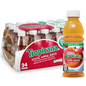 Tropicana Apple Juice, 10 Ounce (Pack of 24) BBD: 12/01/2026