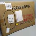 Bathroom Mirror for Wall,30''x20'',Black Oval Mirror for Bedroom Entryway Bathroom, Metal Framed Vanity Mirror(30''x20'',Black)