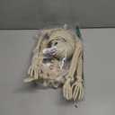 1PCS 16 Inch Height Spooky Posable Skeletons Toy for Halloween Decorations Outdoor Indoor Mini Small Skeletons Hanging Decor with Movable Joints Halloween Decor Party Accessories