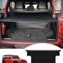 Powerty Cargo Cover for 2018-2023 Jeep Wrangler JL 4 Door Hard Top (Not for 2.0T 4XE & Soft Top) Accessories Trunk Cover Retractable Rear Trunk Security Cover Shielding Shade