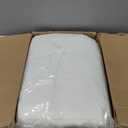 10 Pack Round Tablecloth White 120 Inch, Stain Resistant and Wrinkle Polyester Fabric, Washable Table Cover for Kitchen Dining, Wedding, Buffet Table, Holiday Party