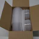 15 Set Clear Plastic Cups 16 oz Ice Cream Buckets with Lids and Straws Disposable Drink Cups Cocktail Pails with Handles for Outdoor Holiday Travel Beach Birthday Pool Party Supplies