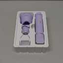 OLOV Electric Body Hair Trimmer - Groin Trimmer for Men - Bikini Trimmer Women - Wet/Dry Shaver Groomer, Replaceable Ceramic Blade Heads, USB Recharge Dock, Waterproof Hygiene Razor,Purple