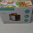 Toaster 2 Slice Wide Slot Toaster Best Rated Prime Displav Smart Toasters with LCD Digital Countdown Timer and Bagel/Defrost/Cancel/Reheat Function (Black)