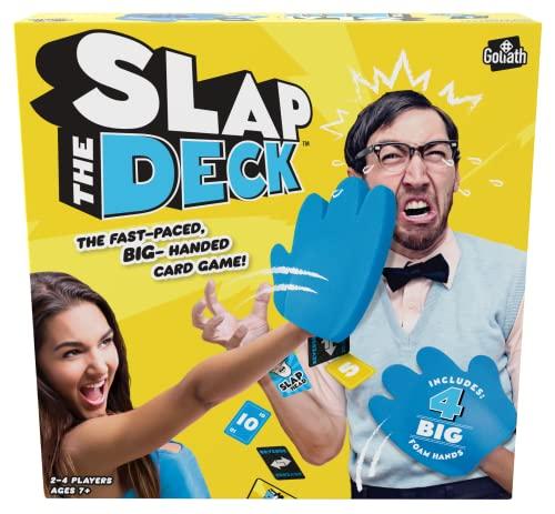 Goliath Slap The Deck Game - Fast-Paced Card Game with Big Foam Hands - Ages 7 and Up, 2-4 Players